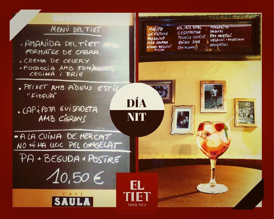 El Tiet Taver Teca Menu
