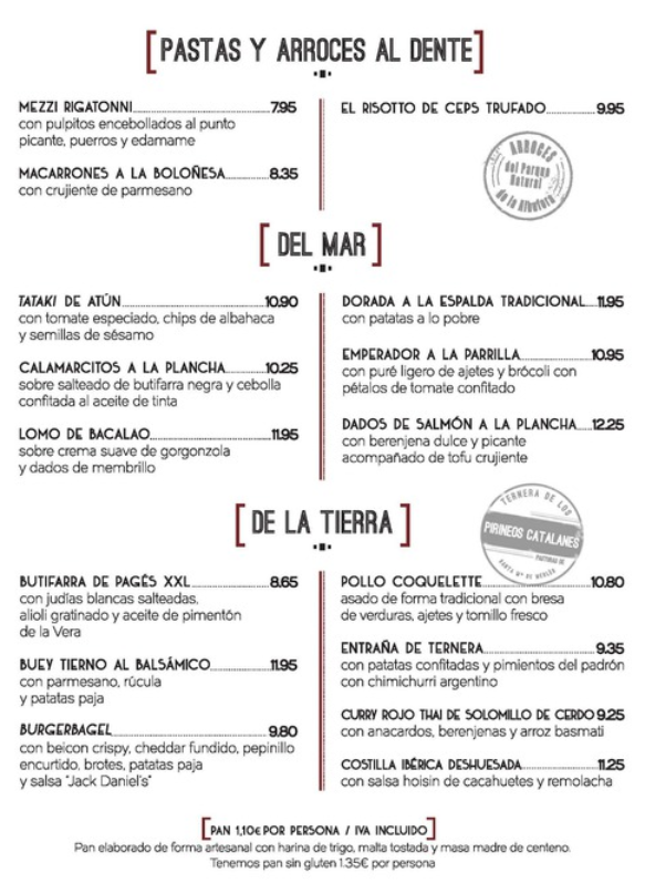 Restaurante La Crema Canela Barcelona